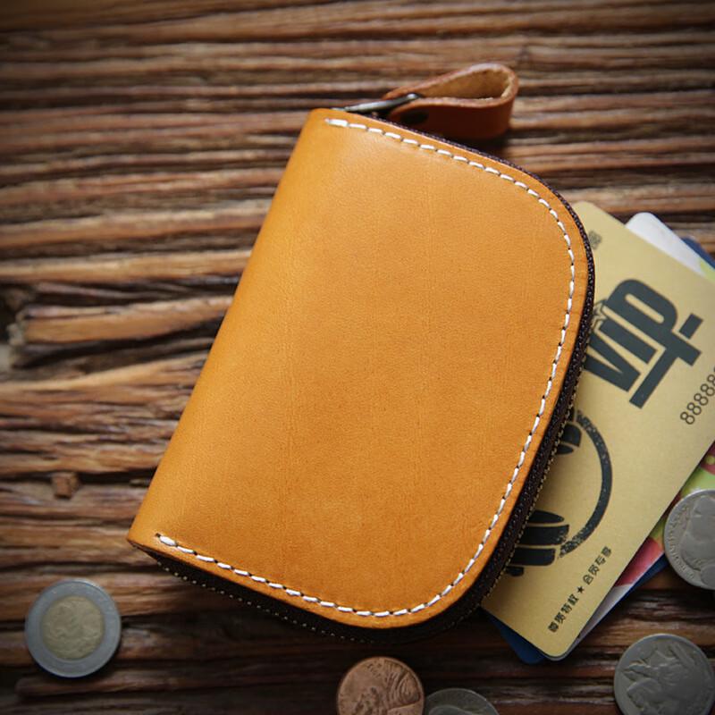 Vepero Ручной работы Винтажный кожаный чехол для ключей