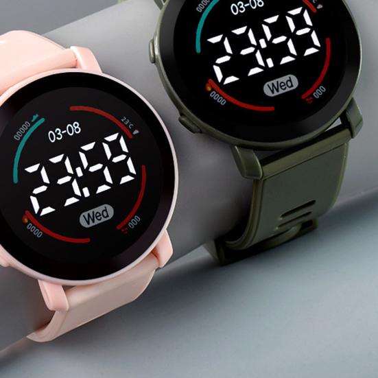 Электронные часы Life Водонепроницаемые кнопки управления Светодиодные спортивные цифровые наручные часы Подарок на день рождения для студентов