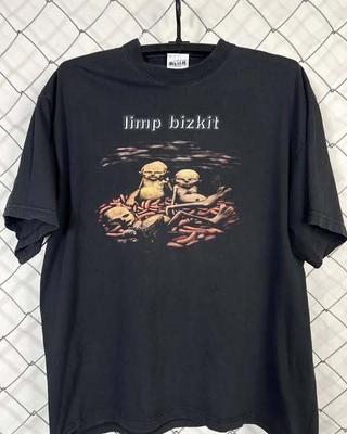 Limp Bizkit Футболка унисекс с принтом 'Chocolate Starfish and the Hot Dog Tour' Черная Унисекс Футболка KH13639
