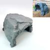 Resin Reptile Hideout Hiding Cave Artificial Pet Hide Rest  Shelter Landscaping Turtle Lair  Home
