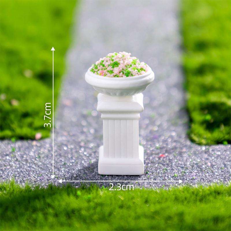 Моделирование Цветочные горшки Растения Микро Ландшафт Фигурка Миниатюрные Мини Украшения DIY Украшения для домашнего стола Изделия из смолы Подарки