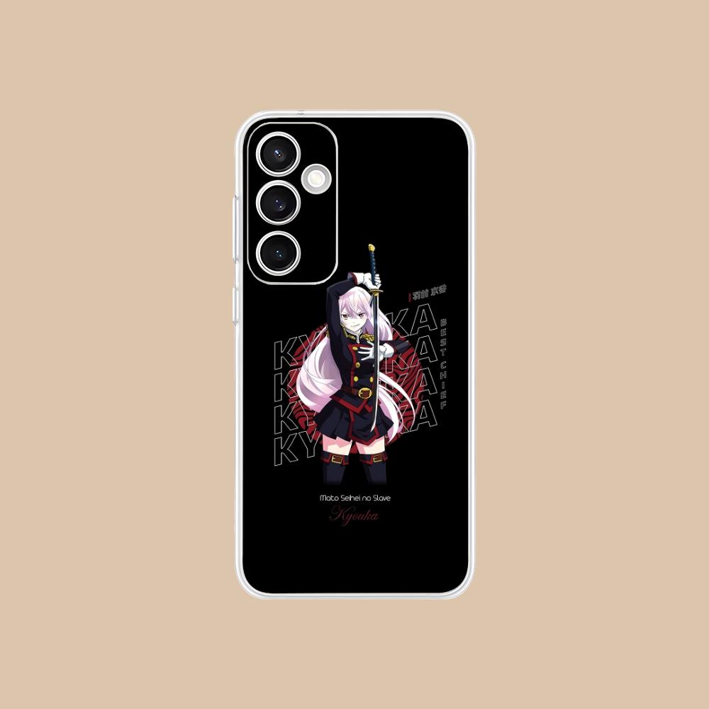Чехол для телефона Mato seihei no slave Uzen Kyouka для Samsung Galaxy S25 S24 S23 S22 S21Plus FE Ультрапрозрачный Цветной Чехол Красивый