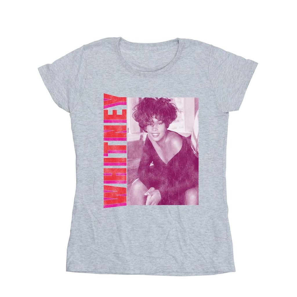 Whitney Houston Womens/Ladies Whitney Pose Cotton T-Shirt