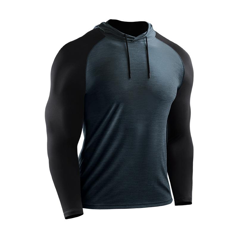 Мужская толстовка с капюшоном для бодибилдинга, спортивная одежда, тренировочная куртка для тренажерного зала, пуловер для фитнеса, спортивный спортивный костюм, мужская толстовка для бега