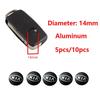5/10Pcs Aluminium Metal Car Styling Remote Key Stickers For Kia GT-Line Sportage Ceed Rio Picanto Sorento Soul Cerato Venga
