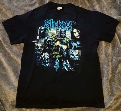 Футболка Slipknot 2002 Эра Iowa Размер M ВИНТАЖНАЯ Унисекс Футболка