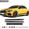 Mercedes A-Class Car Stickers for Body Side Skirt & AMG Hood Decals. A200 & A180 Models. Customize Your Ride!