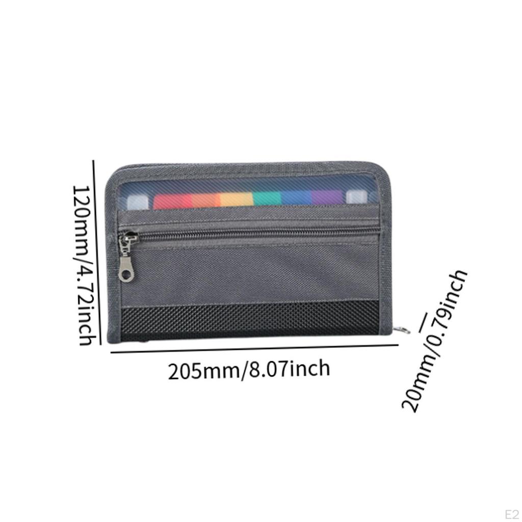 Папка-аккордеон формата А4 с застежкой-молнией для хранения и организации документов