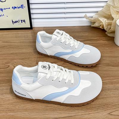 Нишевые женские новые пуфы на раннюю весну, увеличивающие внутреннюю высоту, повседневные универсальные спортивные кеды на платформе с большой головой