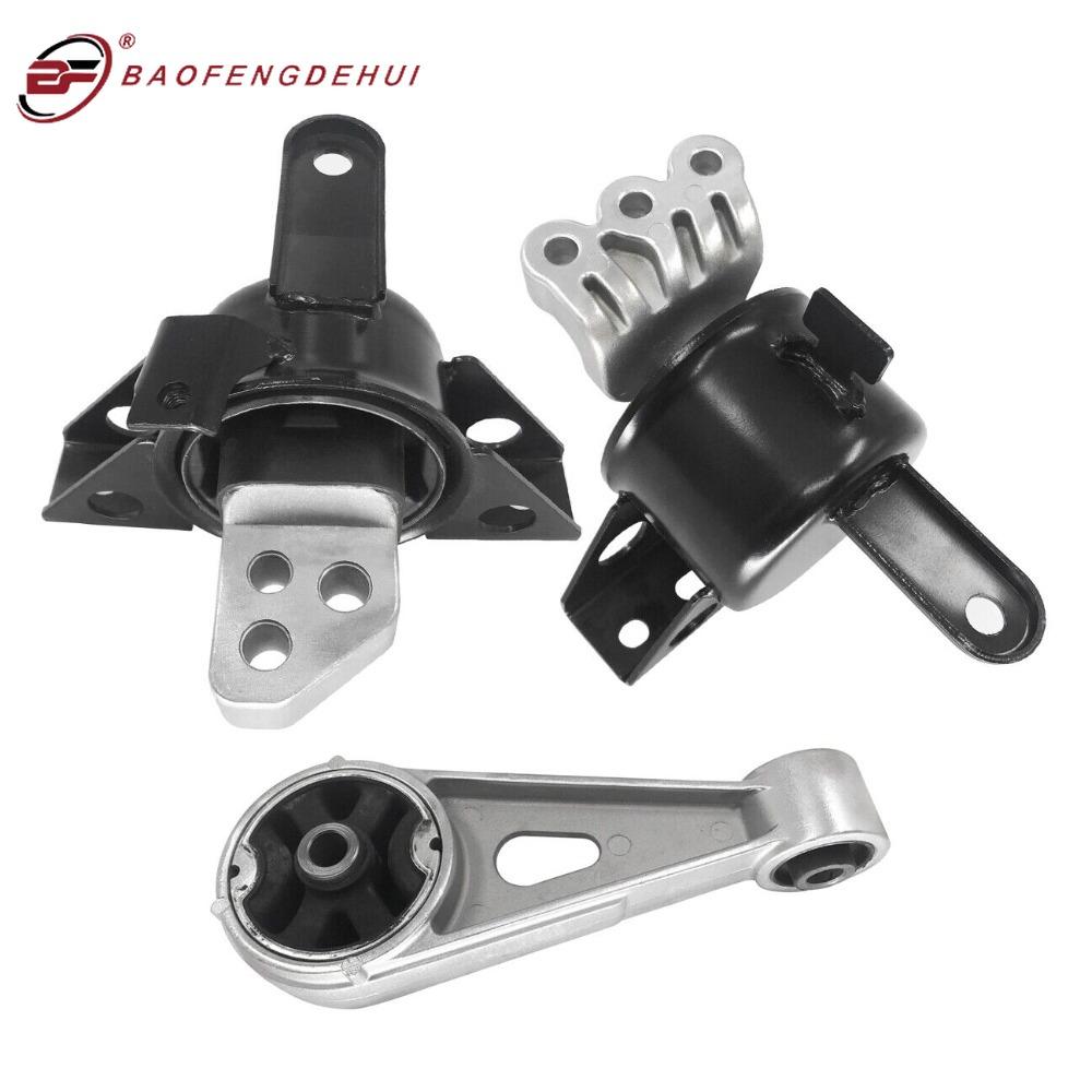 New 3PCS Front Left Engine Motor Trans Mount For Chevrolet Beat 1.2 2018-2021 Spark 1.2 spark 1.2 95211295 96686002 95969583