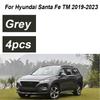 4 шт. Окрашенный Комплект Обвеса Кузова Для Hyundai Santa Fe TM 4-го Поколения - Передние Брызговики Задние Брызговики Фартуки Крылья Автоаксессуары