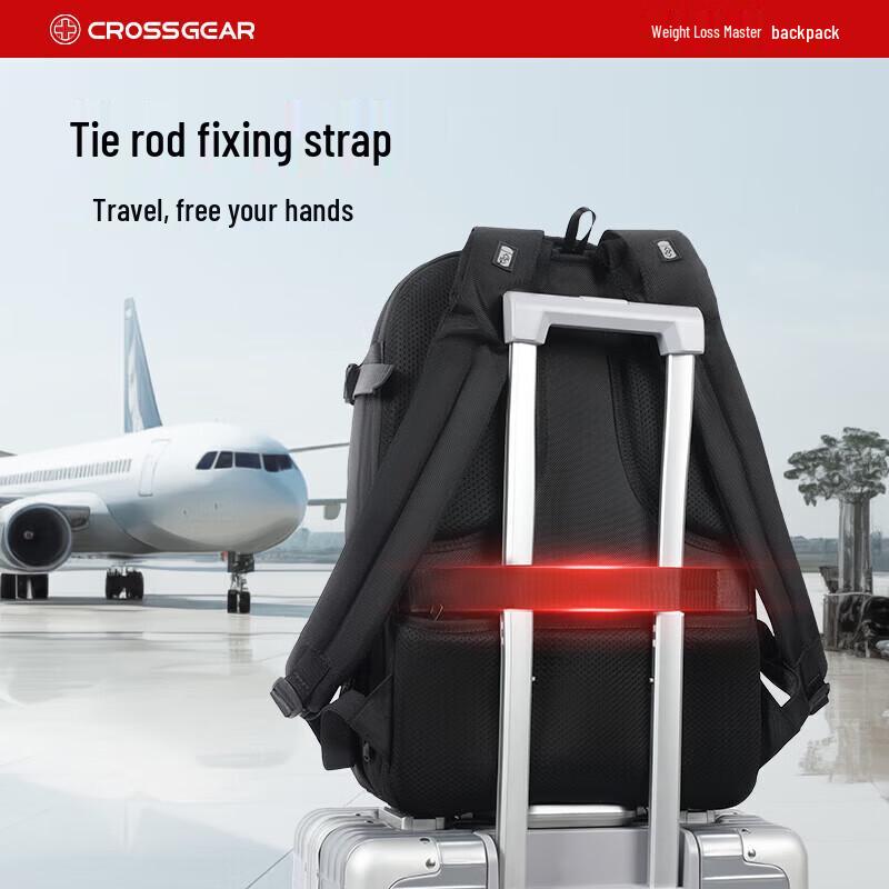 CROSSGEAR Бизнес-рюкзак для ноутбука, легкий, 16 дюймов, для поездок на работу