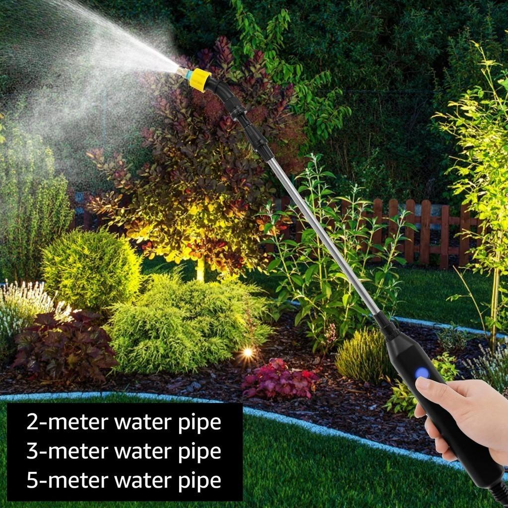 Portable Electric Garden Sprayer Yard Lawn USB Rechargeable Plant Spray Mister Telescopic Watering Spray Irrigation Tools
