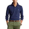 Polo Ralph Lauren Solid Logo Embroidered Slim Fit Polo Shirt Long Sleeve Мужские топы Deep-Blue MNPOKNI16821472-410