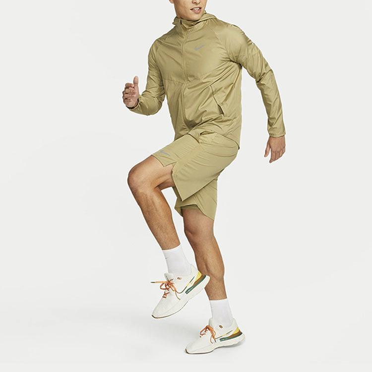 New Nike MILER Jackets Men Khaki DD4747-276