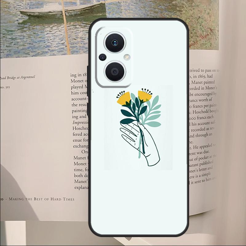 Purple Background Pattern Cover For OPPO Reno 10 12 13 14 Pro 11 F 12F 13F 14F 7 8 Lite OPPO Find X9 X6 X5 X8 Pro Case