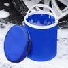 11L Car Foldable Bucket with Handle Waterproof Canvas Portable Large Capacity Car Washing Water Storage Outdoor Fishing Collapsible MIT