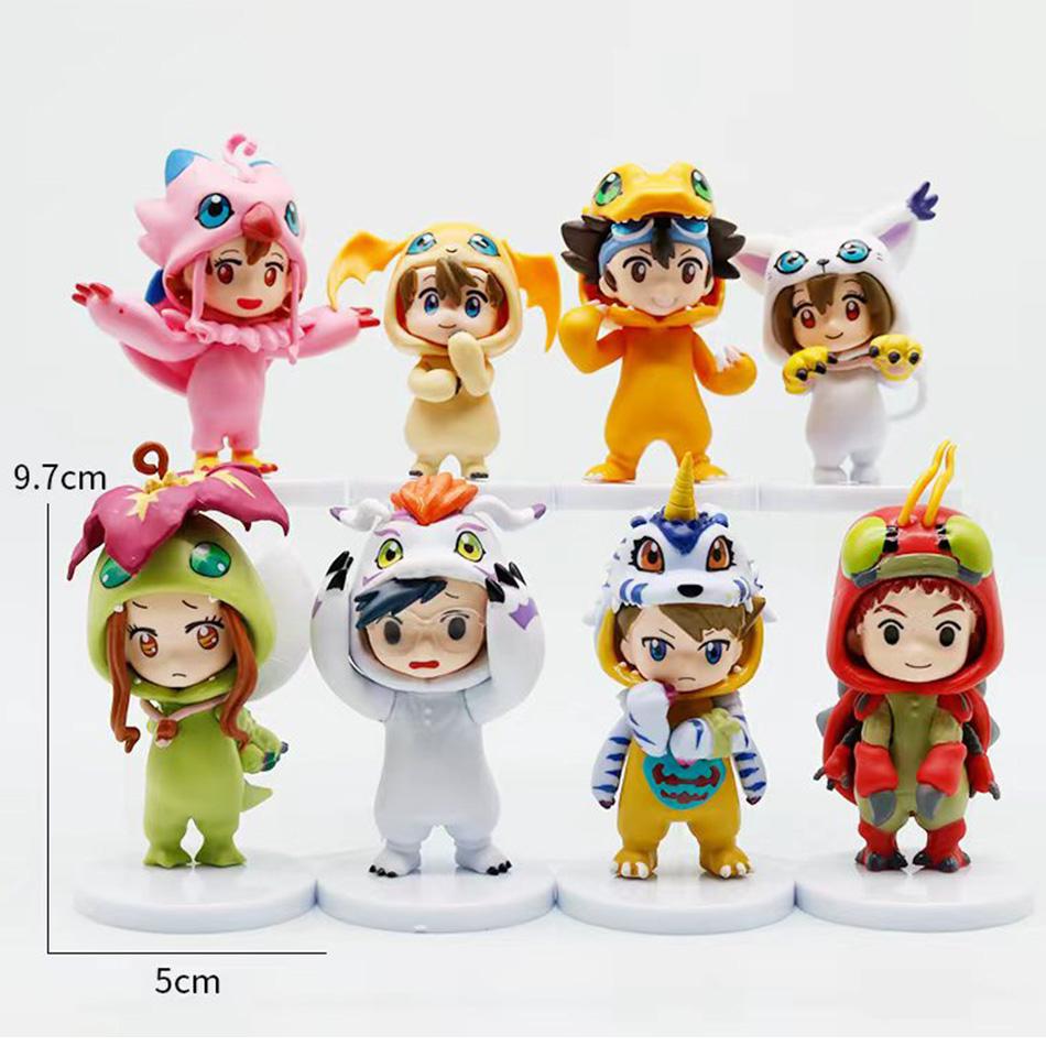 Аниме Digimon Adventure Гарурумон V-Зверь Милый Косплей Фигурка Действия Модель Украшение для Рабочего Стола Детская Игрушка Подарок