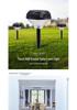 Solar-Powered RGB Waterproof Garden Lamp for Outdoor Use