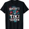 Dracula's Tiki Tavern Tropical Horror Fan Summer Tiki Bar T-Shirt