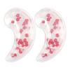2Pcs Strawberry Gel Eye Ice Pack Puffy Eyes Dark Circles Redness Eye Strain Relief Cold Hot Compress Eye Pad Reusable Under-eye Cooling Patch