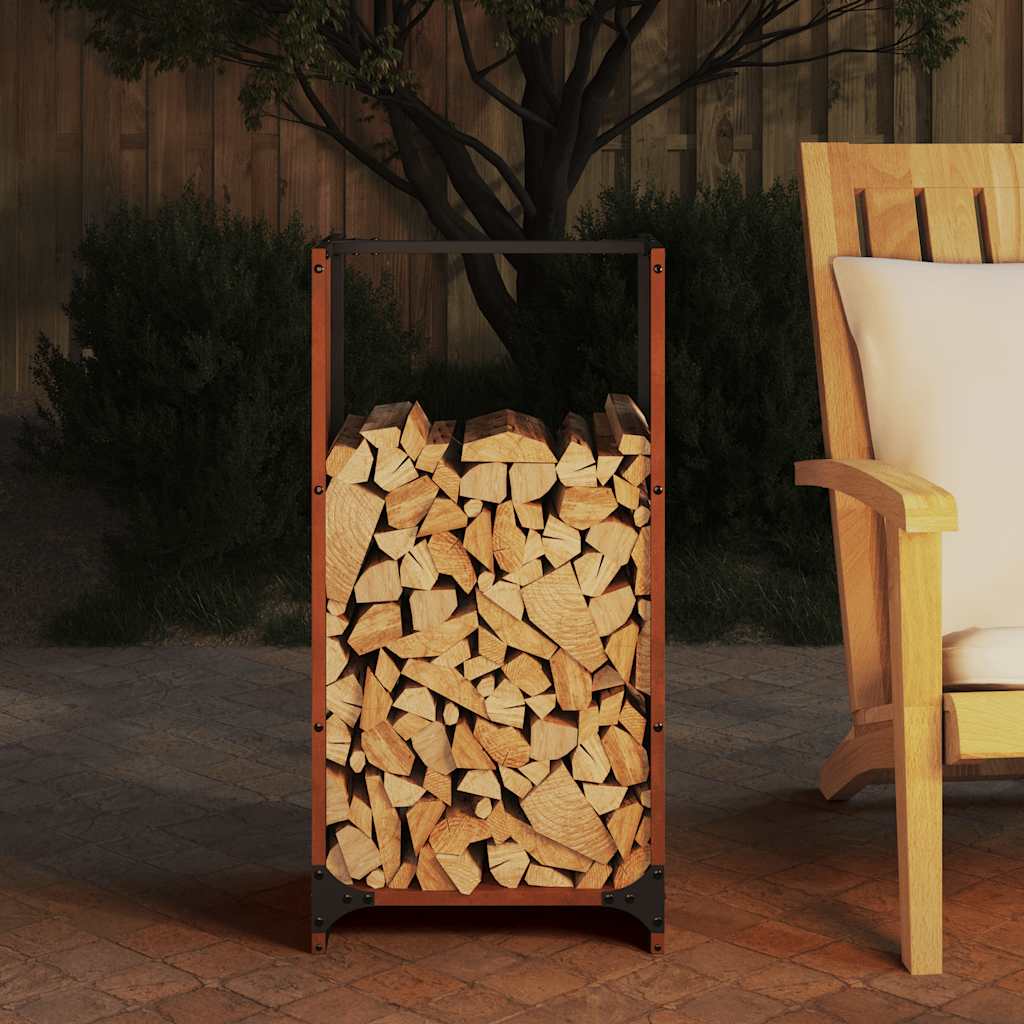 Firewood Rack 40 x 30 x 80 cm Weatherproof Steel