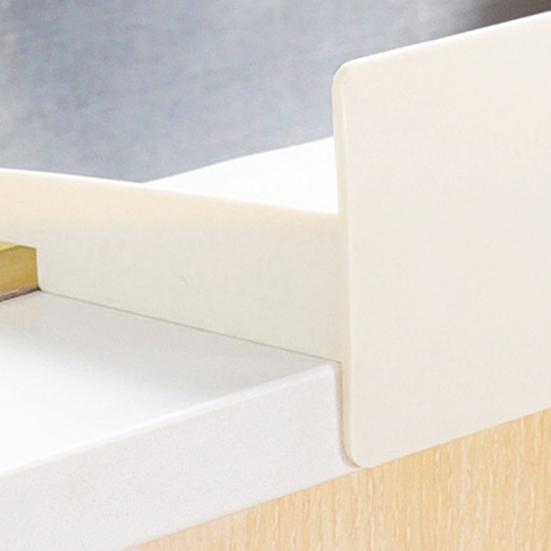 Silicone Sink Splash Guard Vegetable Washing Water Splash Protector Non-slip Reusable Kitchen Sink Countertop Edge Anti-Splash Shield Board