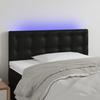 VidaXL LED Headboard Bedroom Furniture Single Bed Accessory Headboard Interior Black 3121696