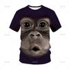 Funny Monkey Gorilla Graphic T Shirt 3D Print Streetwear Tee Men Women Fashion Tops Hip Hop Tshirt Kids Boys Kawaii Y2k Clothing