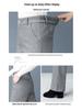 Women's Wool High-Waisted Wide-Leg Pants - Autumn & Winter Fashionable Slimming Casual Trousers