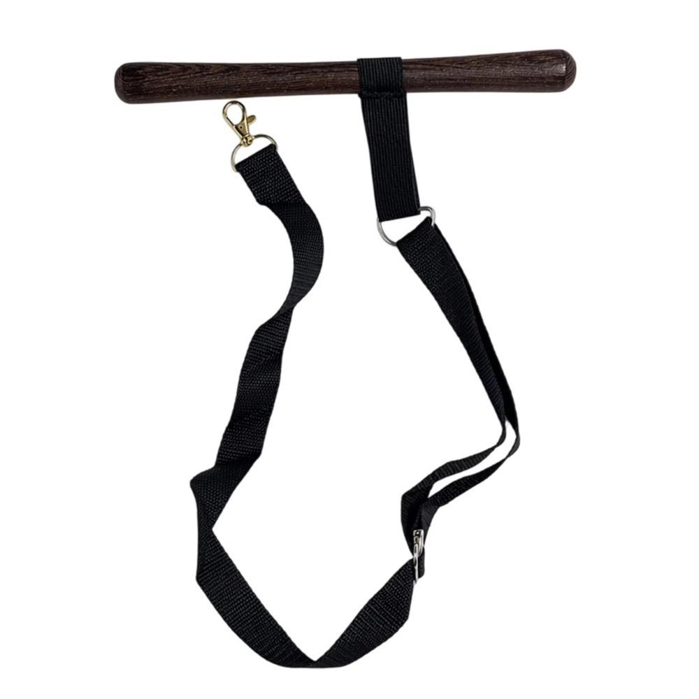 Adjustable Strap T-Shaped Saddle Hanger Wall Mounted Saddle T Hanger Equestrian Storage
