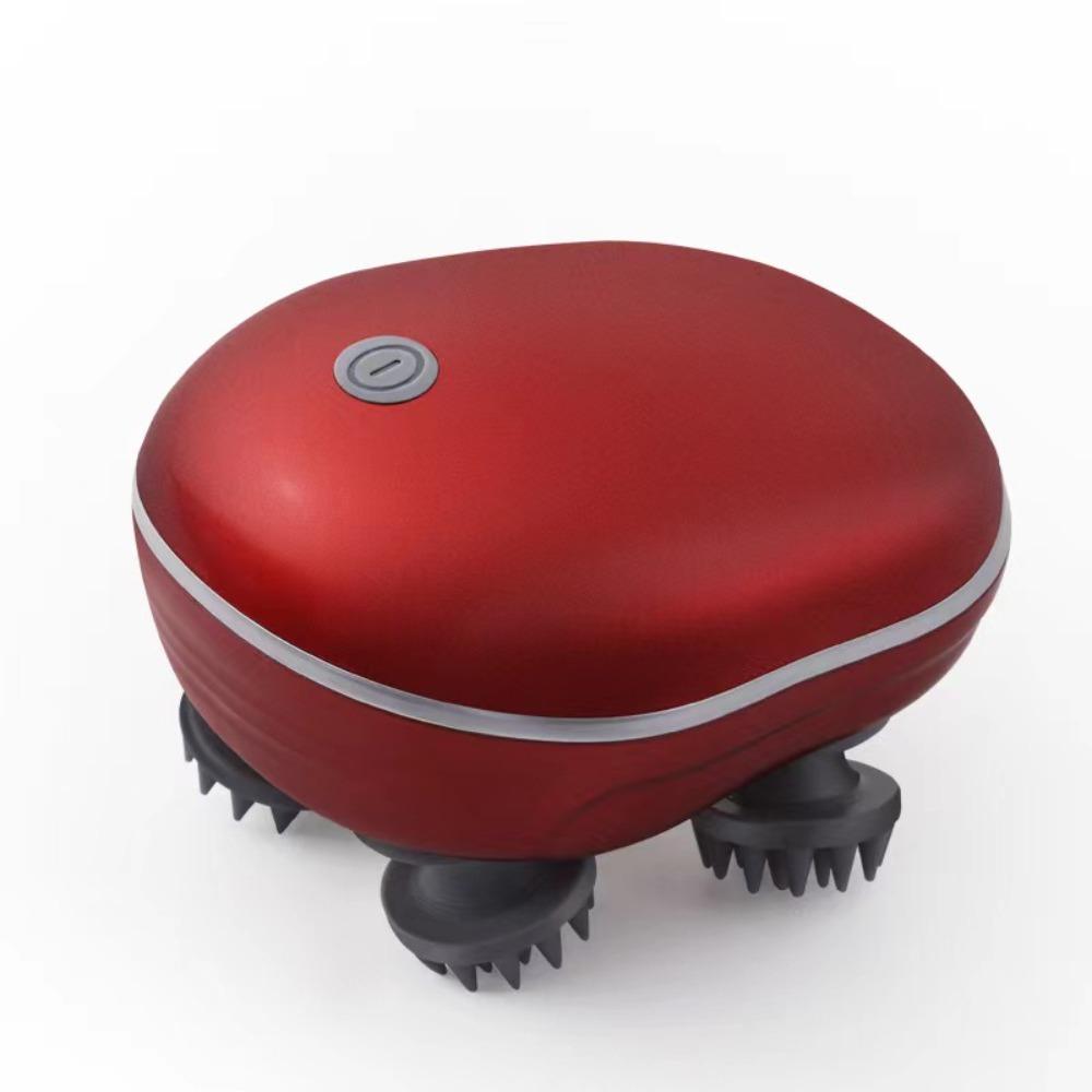 2026 Новый Подарок Портативный Электрический Массажер для Головы Разминающий Кожу Головы Расслабляющий Массажер для Кожи Головы Перезаряжаемый Вибрационный Массажер для Головы Ванная Комната