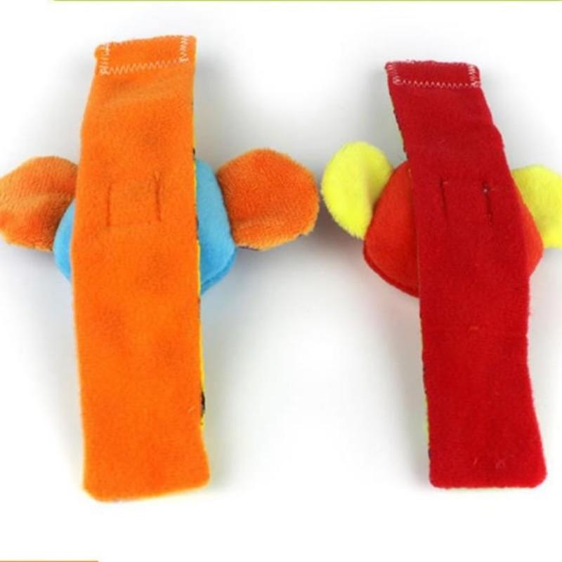 Детский костюм-носок на запястье Игрушки для раннего развития Детские игрушки Спутник просвещения для роста младенцев Погремушка на запястье с изображением животных из мультфильмов