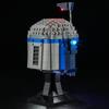 P10101 DIY Набор светодиодной подсветки для шлема Джанго Фетта™ LEGO 75408, Игрушка-конструктор, Декорация, Регулируемые аксессуары освещения