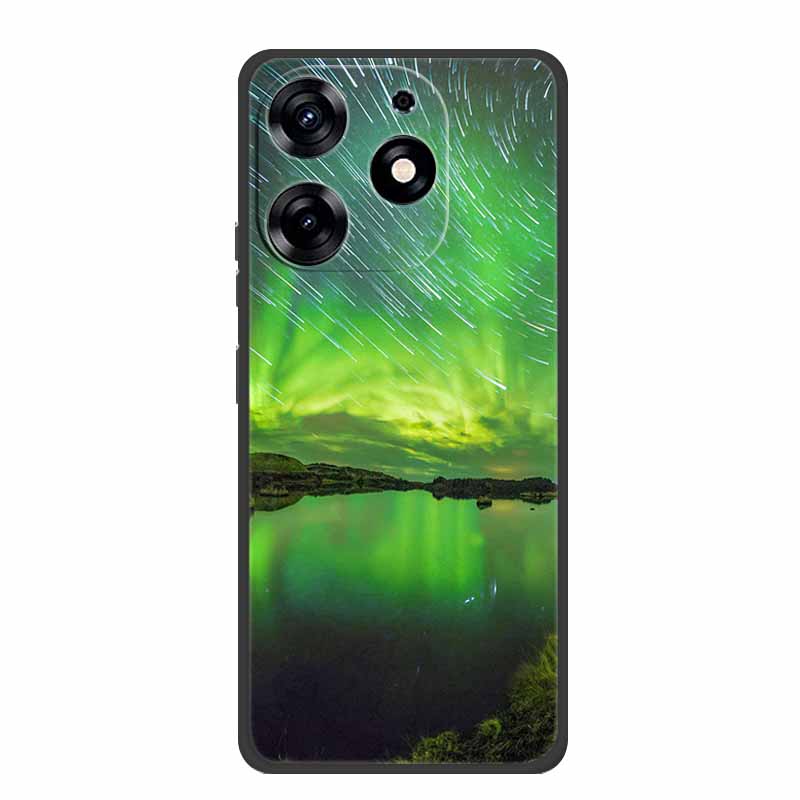 Чехол для Infinix Smart 8 Plus Роскошный Мягкий Силиконовый ТПУ Чехлы для Телефона Обложка Для Infinix Smart8 Plus Защитный Цветочный Расписной Coque