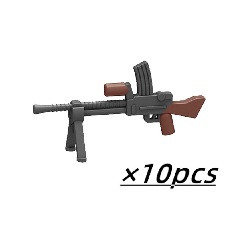 Военный строительный блок Второй мировой войны, фигурка солдата, оружие, игрушечный пистолет, снайпер, автомат, карабин АК, винтовка, аксессуары, армейские кирпичи, модель B081