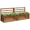 2 piece Bench Cushions VUGHT 2 pcs. 100percent  Polyester Multicolor