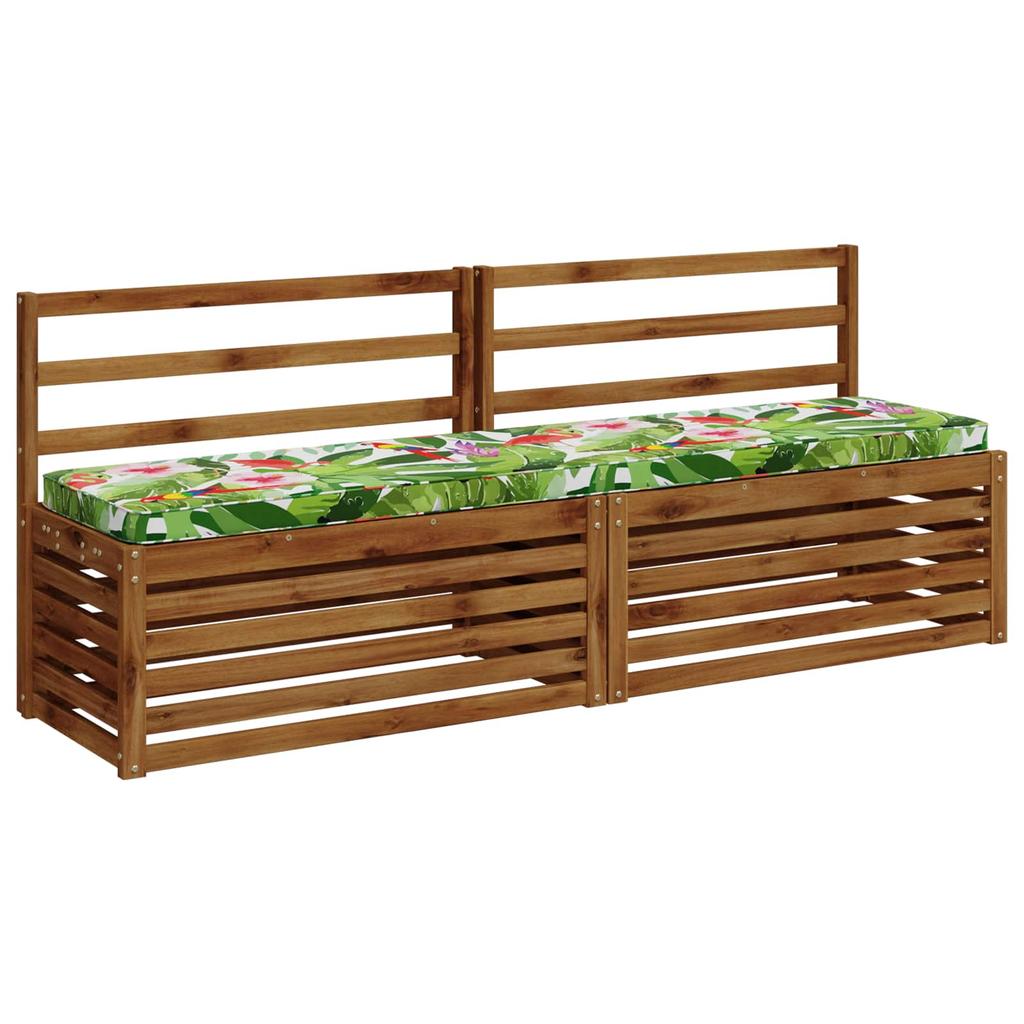 2 piece Bench Cushions VUGHT 2 pcs. 100percent Polyester Multicolor