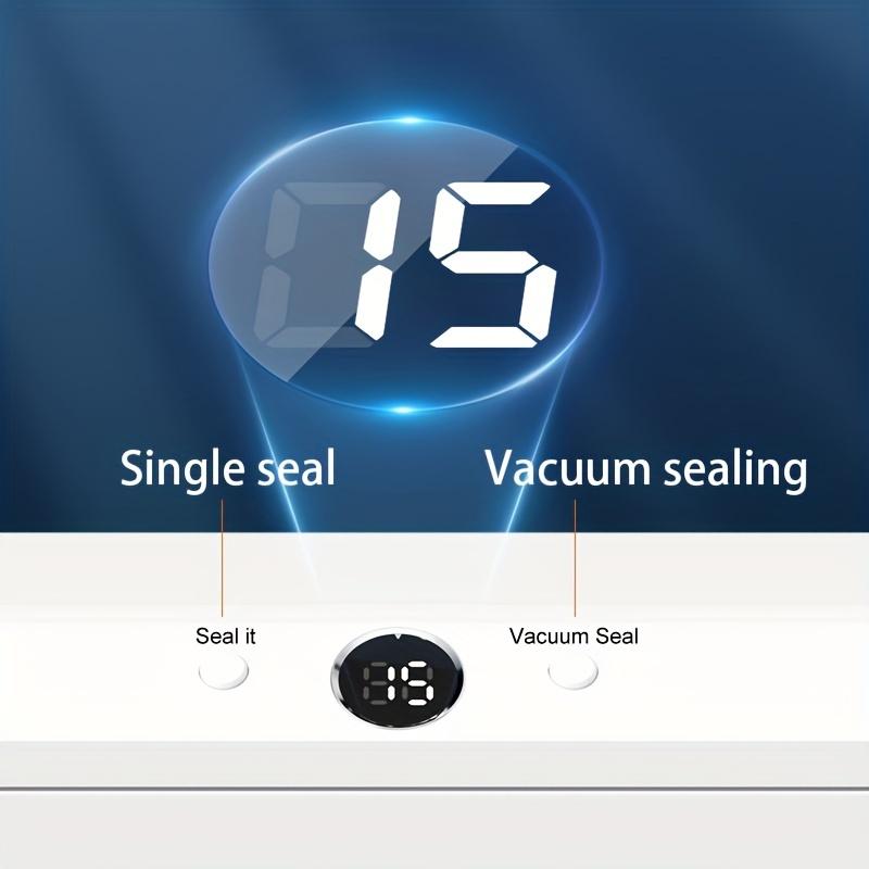 Кухонный вакуумный упаковщик — дольше сохраняет свежесть продуктов благодаря автоматической запечатыванию и упаковке — влажная и сухая запечатка для домашнего использования