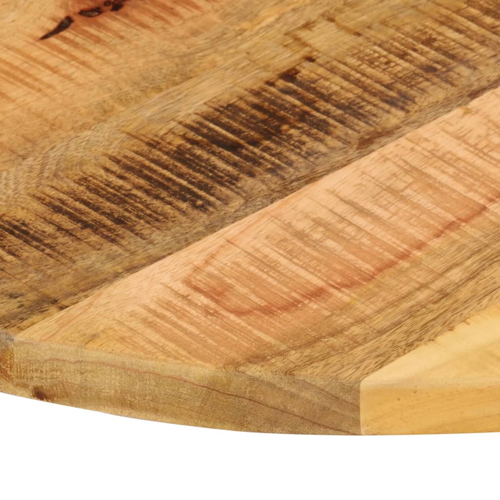 Vidaxl Blat Stołu, Ø 90X2,5 Cm, Okrągły, Surowe Lite Drewno Mango