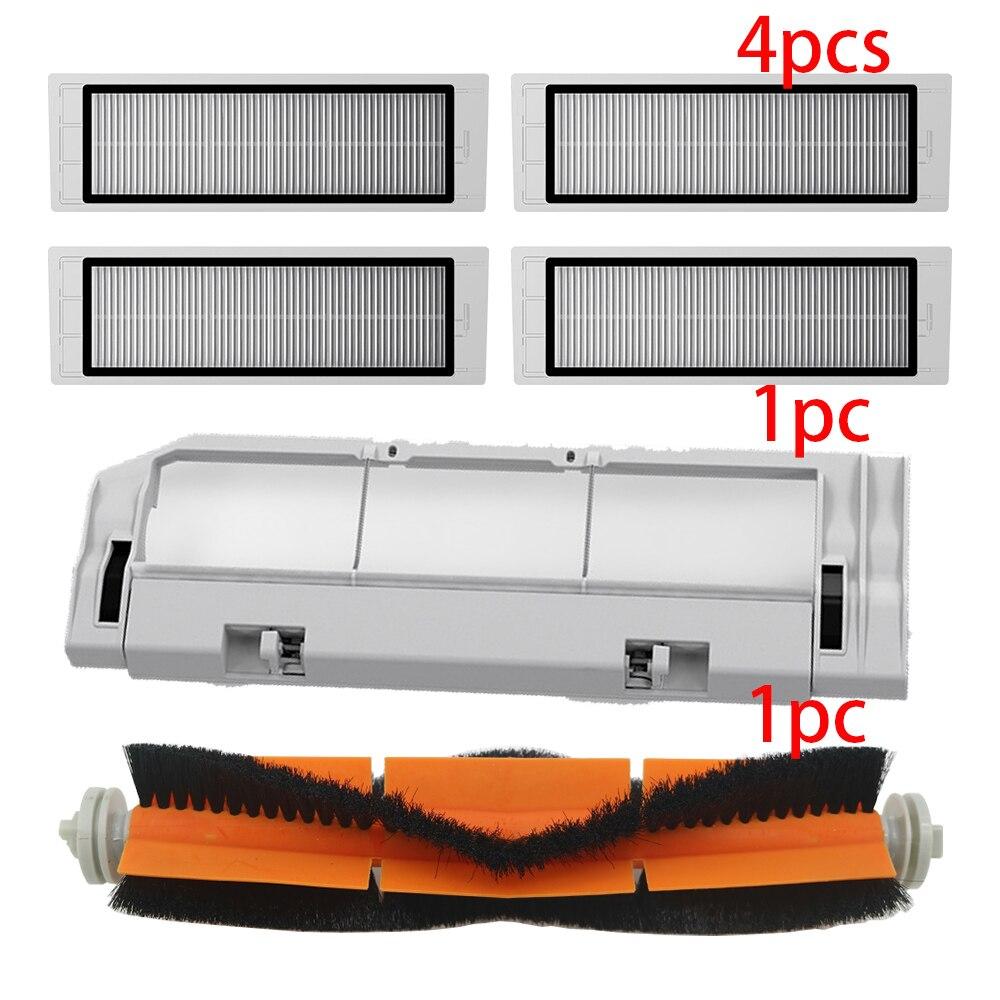 Основная щетка, боковая щетка, HEPA-фильтр, подходит для пылесоса xiaomi 2 roborock s50, фильтры для запчастей xiaomi roborock Mi Robot