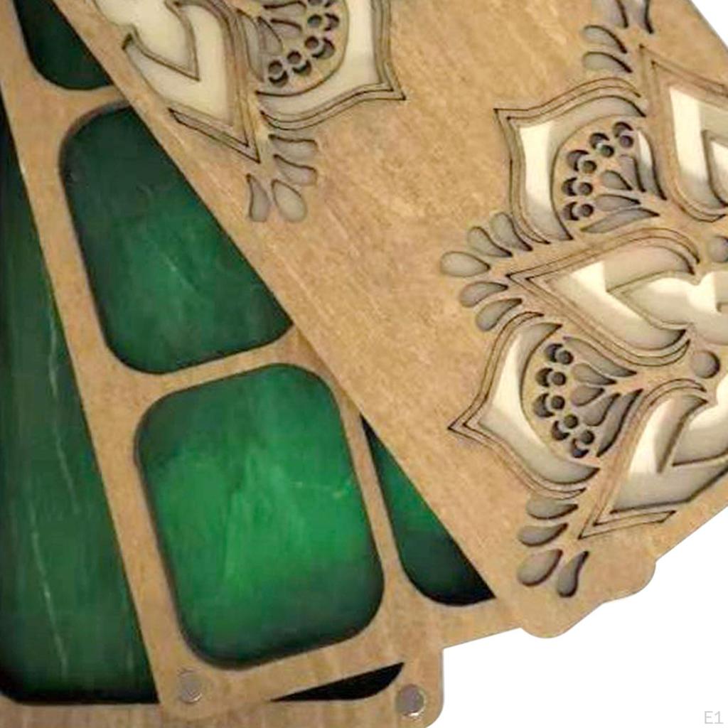 Лоток для классификации счетов, Деревянная доска с крышкой для хранения 'Коробка' для экрана