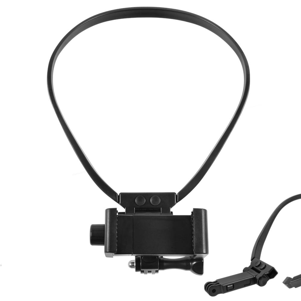 Держатель для селфи на шею, ремешок для GoPro Hero 12 11 10 9 8 7 Insta360 DJI Osmo Action 3, крепление для видеокамеры смартфона