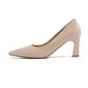 Temperament Commuter High Heels Fashion Patent Leather Pointed Women's Shoes Urban White-collar Single Shoes