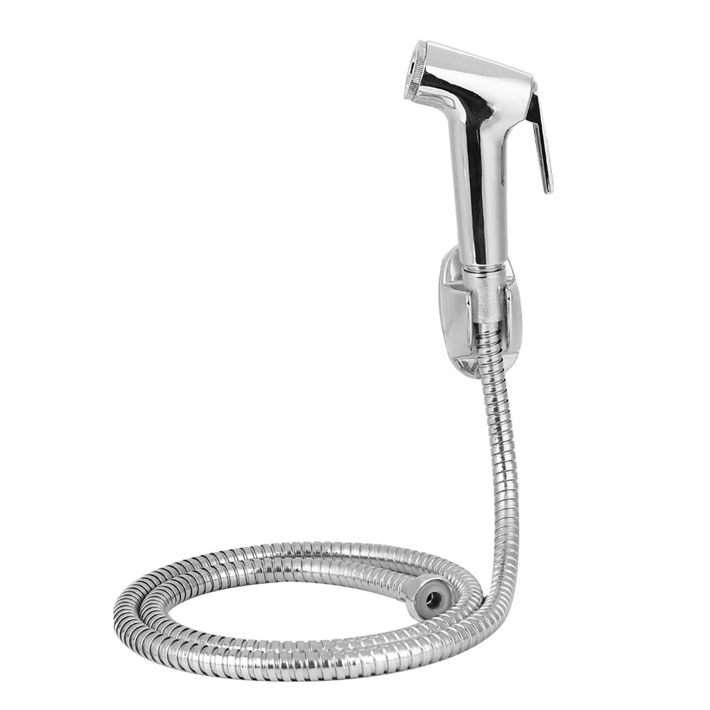 3Pcs/Set Electroplating Bidet Sprayer Spray Head Bracket Hose Kit Bathroom Cleaning Accessories