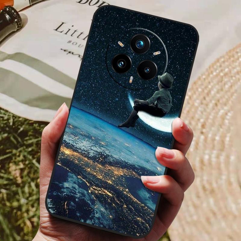 For Realme 14 Pro Plus Case Soft TPU Silicone Back Cover for Realme 14 Pro + Phone Cases Realme 14x 5G Global Cute Cartoon Capa