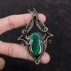 Malachite Pendant Copper Wire Wrapped Jewelry Original Gemstone Pendant Handmade Pendant Gift For Women Copper Wire Wrapped Pendant For Gift