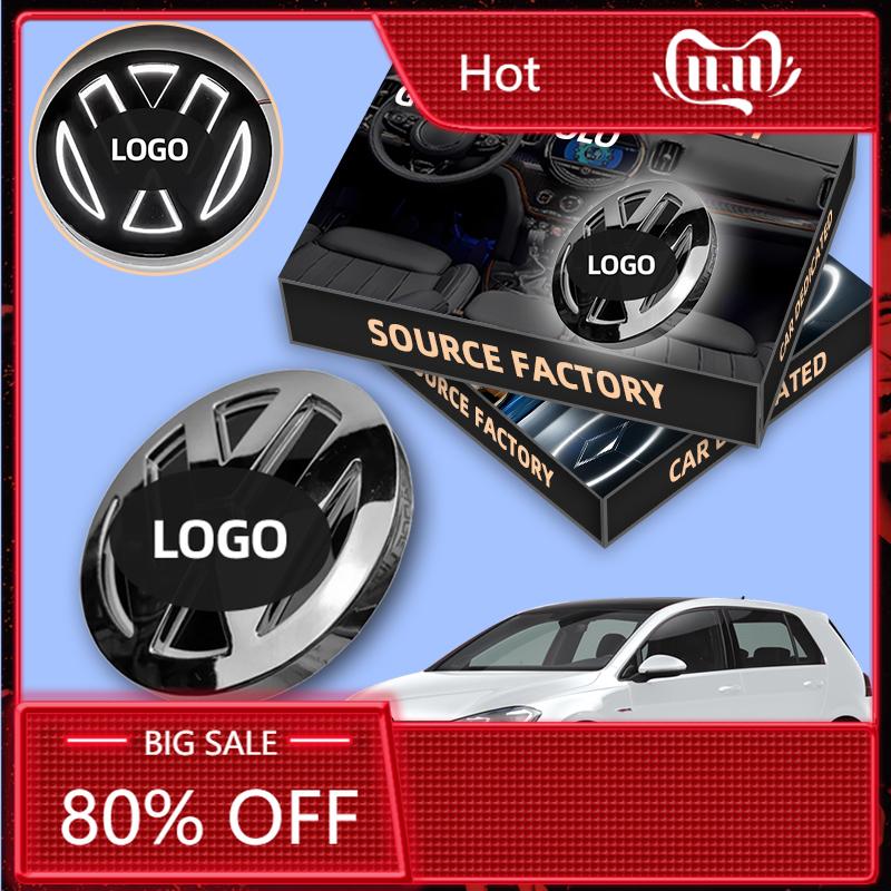 Для VOLKSWAGEN VW 2026 Новый VW 11 см 5D Световой Логотип LED Подсветка Заднего Значка Передняя Решетка Для VW Bora Golf Jetta POLO MAGOTAN Passat Lo