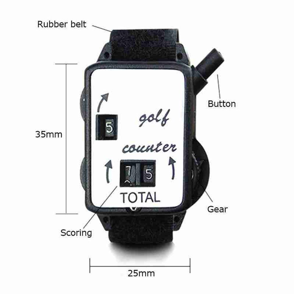 Golf Accessories Plastic Scoring Keeper Mini Watch Scorers Golf Score Counter Golf Stroke Counter