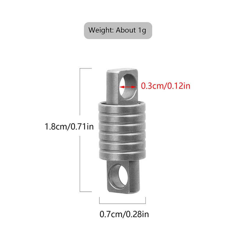Keychain Connector Mini Titanium Keychain Swivel Key Holder Quick Release Key